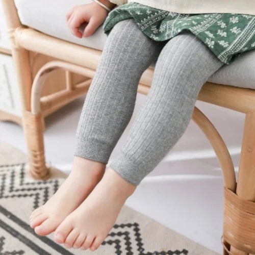 Knitted Leggings for Kids (0-6 Years) - Unisex Spring Tights & Trousers