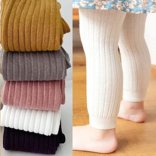 Knitted Leggings for Kids (0-6 Years) - Unisex Spring Tights & Trousers