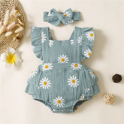 Newborn Floral Onesie Dress