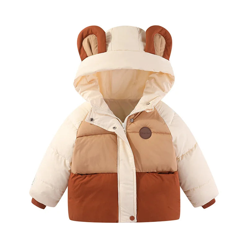 Boys Animal Ear Hoodie Jacket