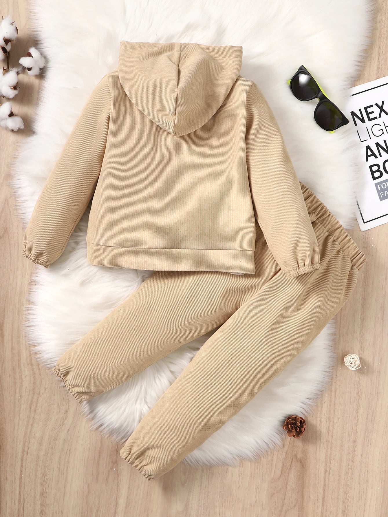 Long Sleeve Hooded SweatSuit 2PCS Set