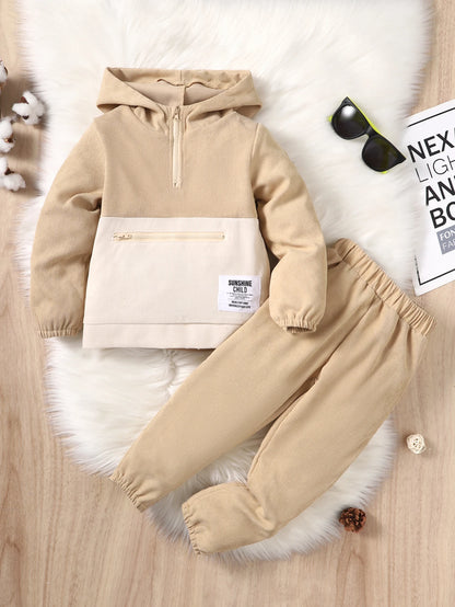 Long Sleeve Hooded SweatSuit 2PCS Set