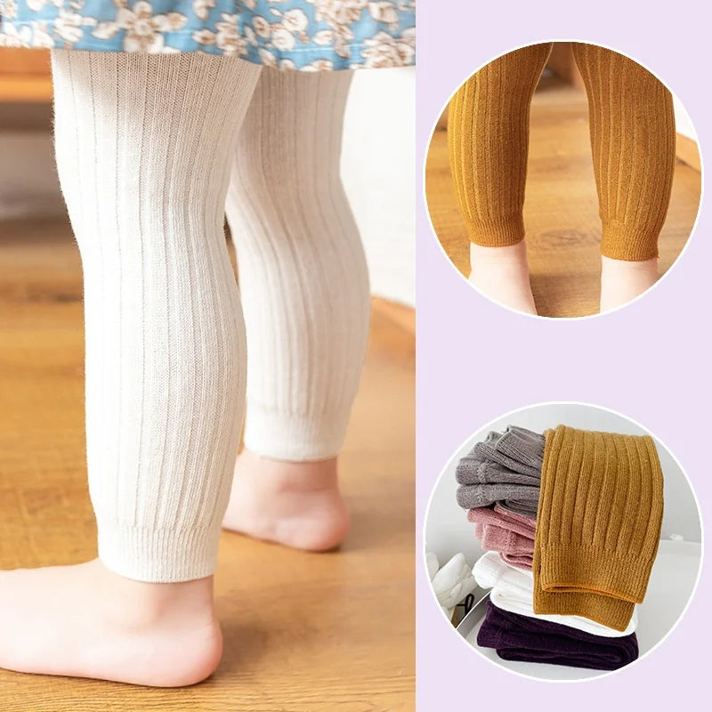 Knitted Leggings for Kids (0-6 Years) - Unisex Spring Tights & Trousers