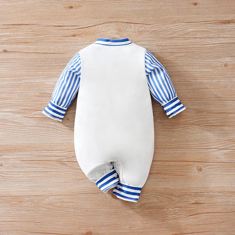 Baby Boy UNC Blue Onesie