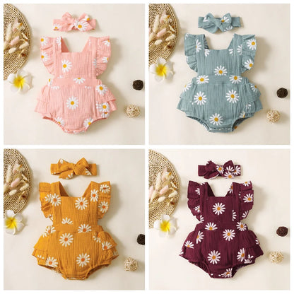 Newborn Floral Onesie Dress