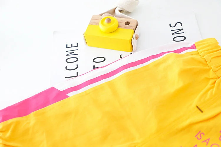 Girls Tracksuit with Letter Jacket