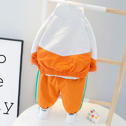 Girls Tracksuit with Letter Jacket