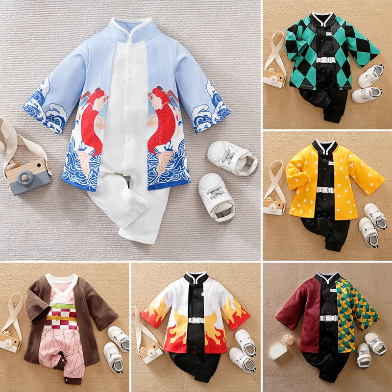 Demon Slayer baby onesies Set