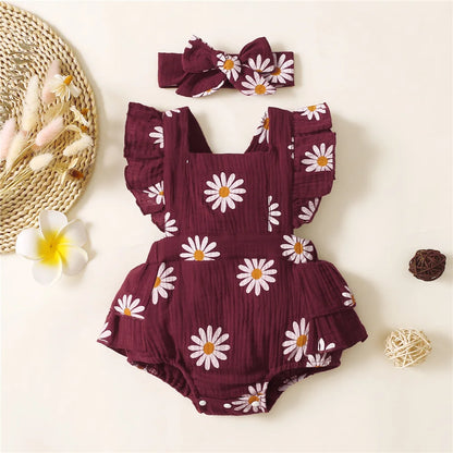 Newborn Floral Onesie Dress