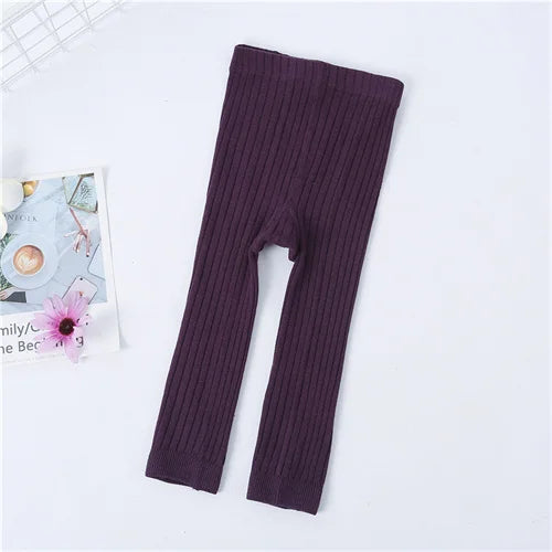 Knitted Leggings for Kids (0-6 Years) - Unisex Spring Tights & Trousers