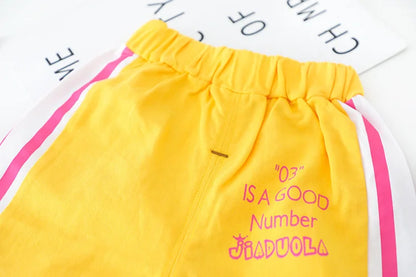 Girls Tracksuit with Letter Jacket