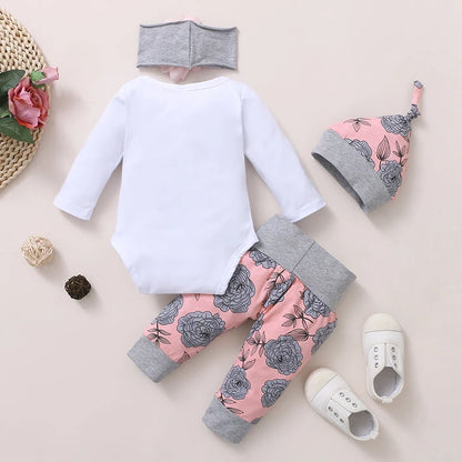 Daddys Girl Mommys World 4PCS Outfit